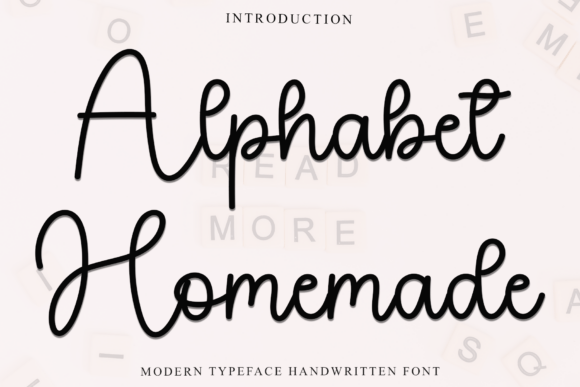 Alphabet Homemade: A Script Handwritten Font for Modern Web Design