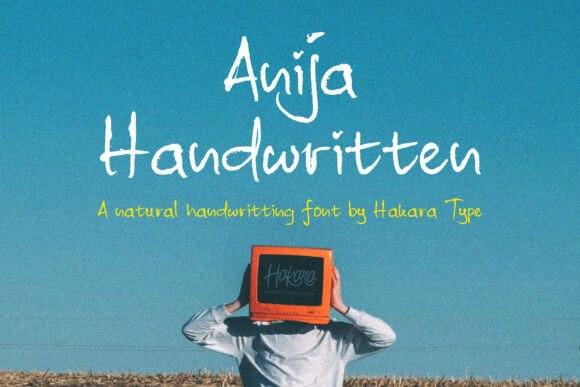 Anija: A Handwritten Typeface for Authentic Editorial Design