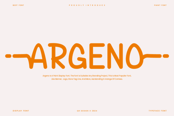 Ar Geno: A Sweet Handwritten Font for Modern Web Design