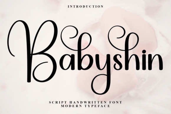 Babyshin Typeface: Elevate Handmade Branding With Soft Script Charm