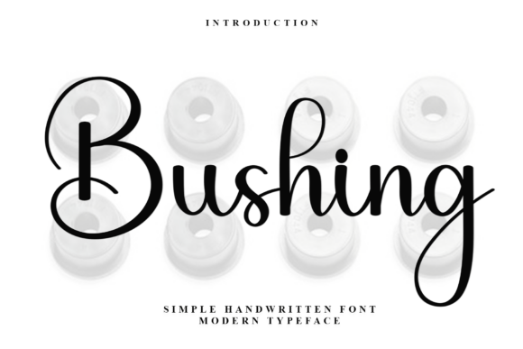 Bushing: A Sweet Handwritten Typeface for Modern Web Design