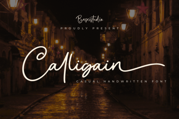 Calligain: The Handwritten Typeface for Authentic Branding
