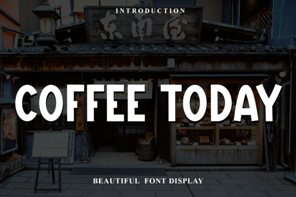 Coffee Today: A Script Handwritten Typeface for Modern Brand Identity