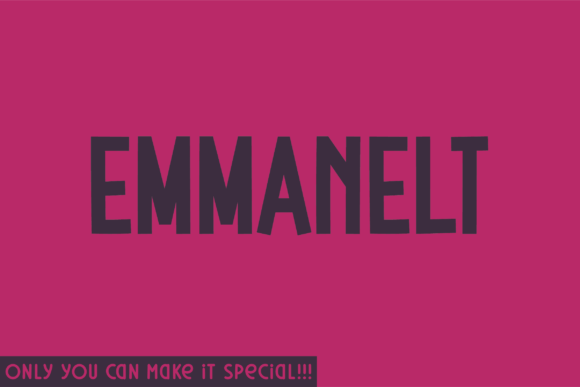 Emmanelt: A Natural Handwritten Typeface for Editorial Design