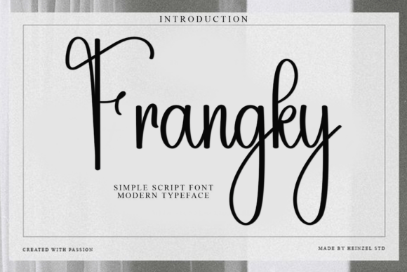 Frangky: The Script Handwritten Font for Authentic Brand Identity