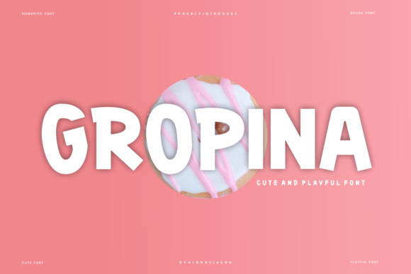 Gropina: The Sweet Handwritten Font for Crafters and Sellers