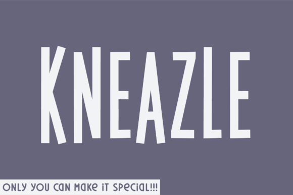 Kneazle Font Review: A Unique Handwritten Typeface for Brand Identity