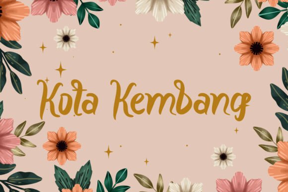 Kota Kembang Typeface Review: A Bold Handwritten Font for Digital Brands