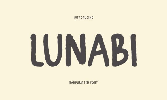 Lunabi: The Handwritten Font That Brings Warmth to Small Business Branding