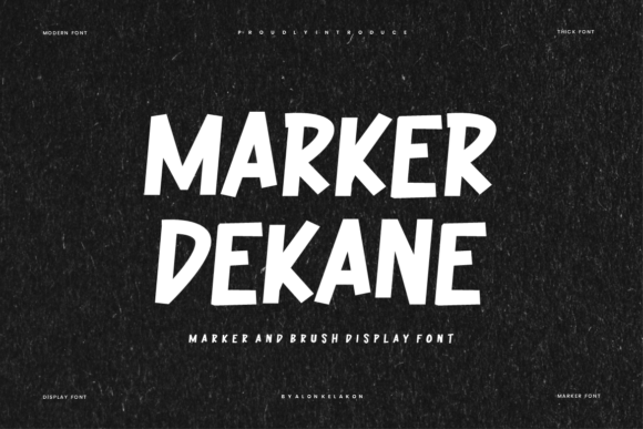 Marker Dekane Typeface Review for Social Campaigns