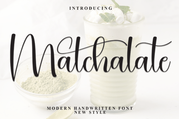 Matchalate: The Script Handwritten Font for Elegant Product Design