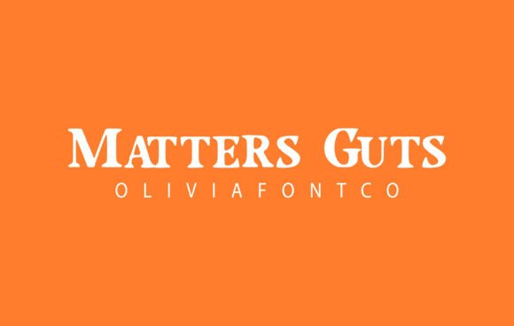 Matters Guts: The Serif Typeface for Scroll-Stopping Visuals