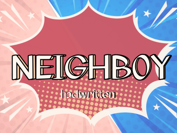 Neighboy: A Handwritten Typeface for Editorial Design