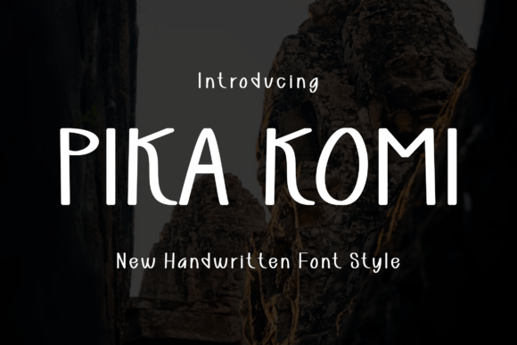 Pika Komi: The Sweet Handwritten Typeface for Creative Makers