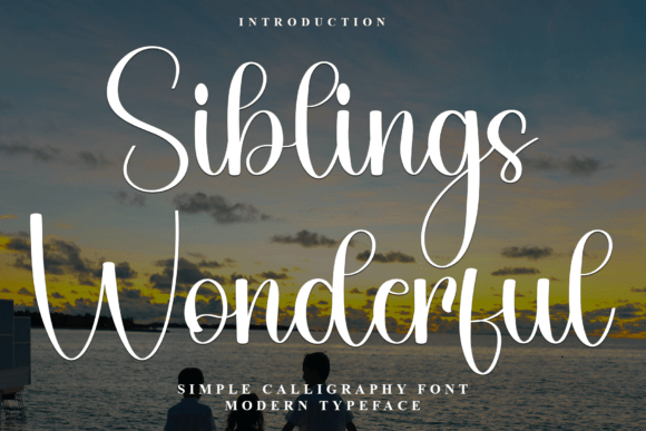 Siblings Wonderful: A Handwritten Font for Modern Web Design