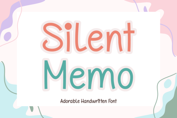Silent Memo: A Handwritten Font for Calm Editorial Design