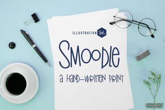 Smoodle Font Review: A Sweet Handwritten Typeface for Brand Identity