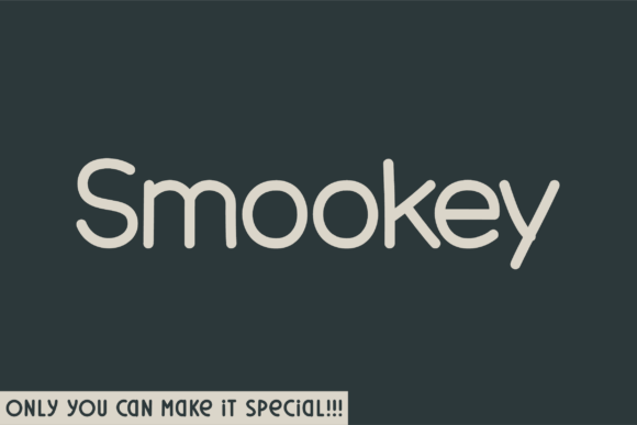 Smookey: A Handwritten Typeface for Authentic Campaign Design