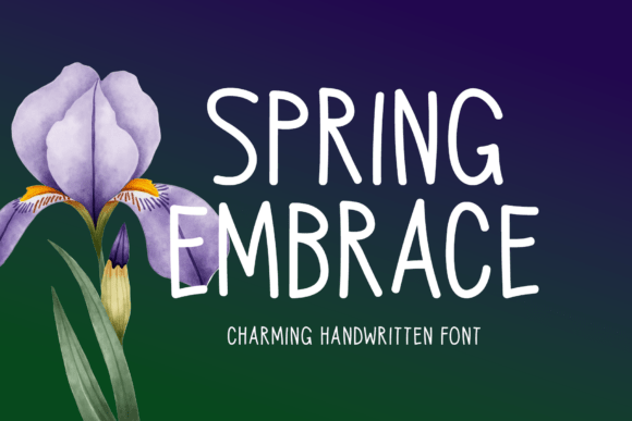 Spring Embrace: A Handwritten Font for Warm, Professional Branding