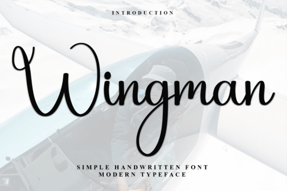 Wingman Typeface: Elevating Digital Brand Identity with Script Handwritten Style