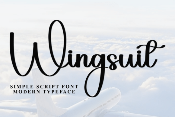 Wingsuit Typeface: A Modern Script Font for Digital Branding