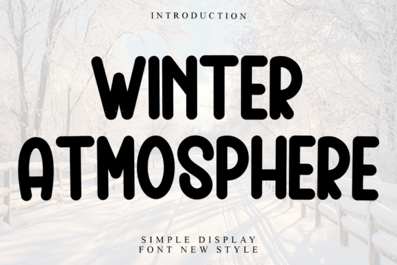 Winter Atmosphere: A Handwritten Font for Cozy Editorial Design