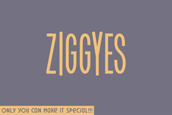 Ziggyes: A Unique Script Handwritten Typeface for Editorial Design